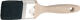 Maler-Lackierpinsel B.30mm Borstenl.50mm schwarze Chinaborste roher Holzstiel