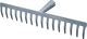 Straßenrechen Arbeits-B.395mm Zinken-L.55 mm,16 Zinken
