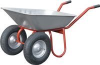 Zweiradkarre DUO 85 Inhalt 85 l Blechstärke 1,0 mm Luftrad 400/100 auf Stahlblec