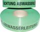 Trassenwarnband Aufdruck Achtung Abwasserleitung B.40mm L.250m grün