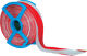 Absperrband fadenverstärkt Nr. 13,rot/weiß/rot, Breite 80 mm, Länge 250 m