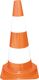 Leitkegel H.320mm tagesleuchtend,1 Streifen G.0,54 kg,23x23cm