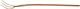 Streugabel Erntekönig Zinken-L.260 mm,3 Zinken geschmiedet,m.Stiel