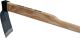 Rheinische Hacke Blattmaß 185x85x110mm geschmiedet,m. Stiel G. 1200 g