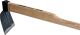Harzer Hacke Blattmaß 140x90x120mm geschmiedet,m. Stiel G. 1000 g