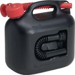 Kraftstoffkanister, NW-Nr.: 4000818957 PREMIUM Inh.5l schwarz 2, Auslaufrohre schwarz, 2 Auslaufrohre  