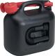 Kraftstoffkanister, NW-Nr.: 4000818957 PREMIUM Inh.5l schwarz 2, Auslaufrohre schwarz, 2 Auslaufrohre  