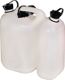 Kraftstoffdoppelkanister Inh.5,5+3l natur HDPE