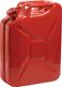 Kraftstoffkanister 20l, NW-Nr.: 4000818989 Feuerrot RAL 3000, Stahlbl.0,9mm L345xB165xH470mm VALPRO