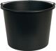 Baueimer GRIPLINE D 12l schwarz Ku.