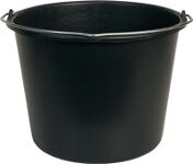 Baueimer GRIPLINE D 20l schwarz Ku.