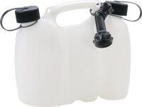 Kraftstoffdoppelkanister PROFI 3+1,5l natur HDPE L308xB145xH254mm HÜNERSDORFF