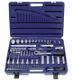 Steckschlüsselkoffer CV. 72tlg.blau 1/4 u.1/2Zoll PROMAT f.4KT-Antrieb