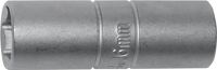 Steckschlüsseleinsatz f.Zündkerzen 1/2 Zoll SW 16mm 6KT L.65mm PROMAT