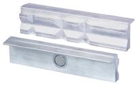 Schraubstockschutzbacke Typ P f.Backen-B.120mm Prismen Alu.1Paar/VE HEUER