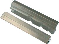 Schraubstockschutzbacke 47/5 P f.Backen-B.140mm Prismen Alu.HAARHAUS
