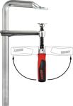 Ganzstahlschraubzwinge GZ-KG Spann-W.250mm A.120mm 2-K-Klappgriff BESSEY