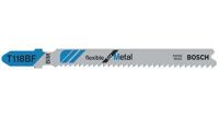Stichsägeblatt T 118 BF Gesamt-L.92mm Zahnt.1,9 -2,3mm BiM 5 St./Karte BOSCH