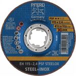 Trennscheibe X-LOCK PSF STEELOX D115x2,4mm ger.INOX Bohr.22,23mm PFERD