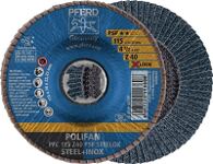 Fächerscheibe X-LOCK PSF Z STEELOX D.125mm K.40 kon.INOX ZK PFERD