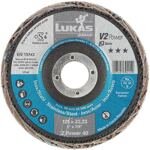 Fächerscheibe V2 POWER Z Power D.125mm K.40 fl.INOX Z Power 10 LUKAS