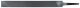 Mühlsägefeile Form F Hieb2 Hieb-L.300mm PFERD DIN7262