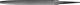 Schlüsselfeile DIN 7283 L.100mm Q.9x2,5mm Hieb 2 halbrd.