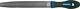 Kabinettraspel DIN 7263 D L.200mm Q.24 x 5mm Hieb 2 halbrd.2K-Ergo PROMAT