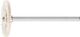 Minirundbürste RBU 2202/3 ZHW D22xB2xL6mm Naturborsten Ziegenhaar PFERD