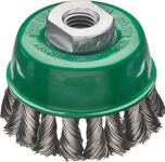 Topfbürste D.65mm M14 Drahtstärke 0,5mm VA 12500min-¹ LESSMANN