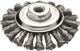 Kegelbürste D.115mm M14 Drahtstärke 0,5mm Stahldraht 12mm 15000min-¹ LESSMANN