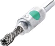 Pinselbürste D.10mm Schaft 6mm Drahtstärke 0,25mm VA 4500min-¹ LESSMANN