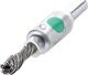 Pinselbürste D.10mm Schaft 6mm Drahtstärke 0,25mm VA 4500min-¹ LESSMANN