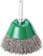 Flächenbürste D.50mm Schaft 6mm Drahtstärke 0,3mm VA 10500min-¹ LESSMANN