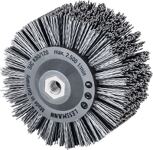 Rundbürste D.140mm M14 SiC Schleifborsten K.80 60mm 2500min-¹ LESSMANN