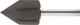 Schleifkappenträger GTWK D13xH19mm Schaft-D.3mm WK-Walzenkegel LUKAS