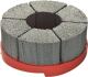 Tellerbürste HFB D.50mm Bohr.Keramikkorn K.80 3600min-¹ LESSMANN