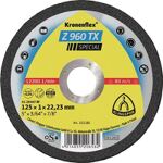 Trennscheibe Z 960 TX D115x1mm ger.INOX Bohr.22,23mm KLINGSPOR
