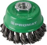 Topfbürste D.80mm Drahtstärke 0,5mm VA 8500min-¹ PROMAT