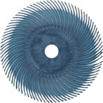 Radialbürstenscheibe RB-ZB Typ C D.75mm K.220 rot 20000min-¹ 3M