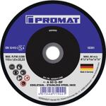 Trennscheibe Action D115x1mm ger.INOX Bohrung 22,23mm PROMAT
