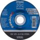 Trennscheibe SG STEEL D125x2,4mm gekr.STA Bohr.22,23mm PFERD