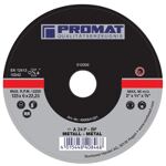 Schruppscheibe 180x6mm f.Stahl/Guss gekröpft PROMAT Bohrung 22,23mm