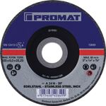 Schruppscheibe D115xS6mm gekr.INOX Bohr.22,23mm PROMAT
