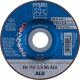 Trennscheibe SG ALU D115x2,4mm gekr.Alu.Bohr.22,23mm PFERD