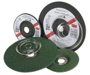 Schruppscheibe Green Corps D115xS3mmKörnung 80 gekr.INOX Bohr.22,23mm 3M