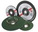 Schruppscheibe Green Corps D115xS3mmKörnung 80 gekr.INOX Bohr.22,23mm 3M