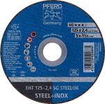 Trennscheibe SG STEELOX D125x2,4mm ger.INOX Bohr.22,23mm PFERD