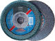 Lamellenschleifscheibe Spezial-Linie SGP-Curve M PFR Z40 D.115mm INOX 22,23mm