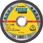 Trennscheibe A 60 TZ Special D125x1mm ger.INOX Bohr.22,23mm KLINGSPOR